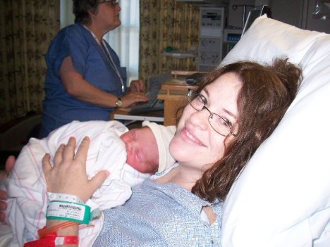 942007-loganishalfhourold Logan is a half hour old