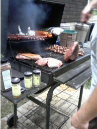 View of the goodies from the left