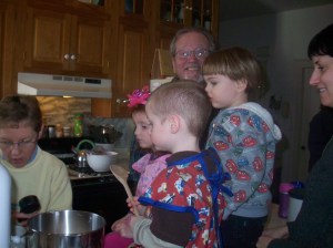Nana, Maggie, Burke, Grandpa, Cousin Grey, Aunt Sharon