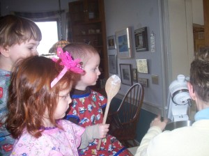 Cousin Grey, Maggie, and Burke