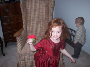 Maggie's Easter Morning Outfit