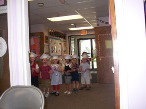 Waiting to March into the Room