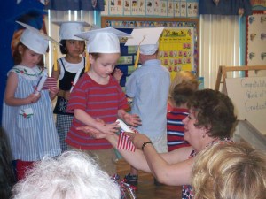 Receiving His Diploma