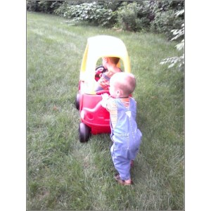 Logan pushing Burke