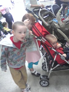 The Fire Truck is Backing in!