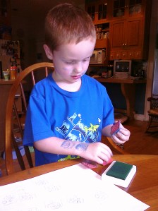 CIMG0017 Burke: stamping