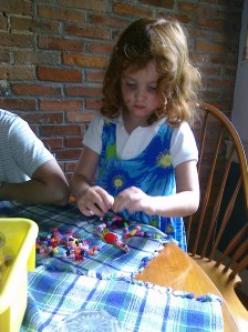 CIMG0025 Maggie: beading