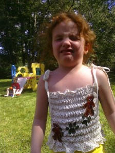 Maggie 7.5.2009 "I want to throw the ball!"